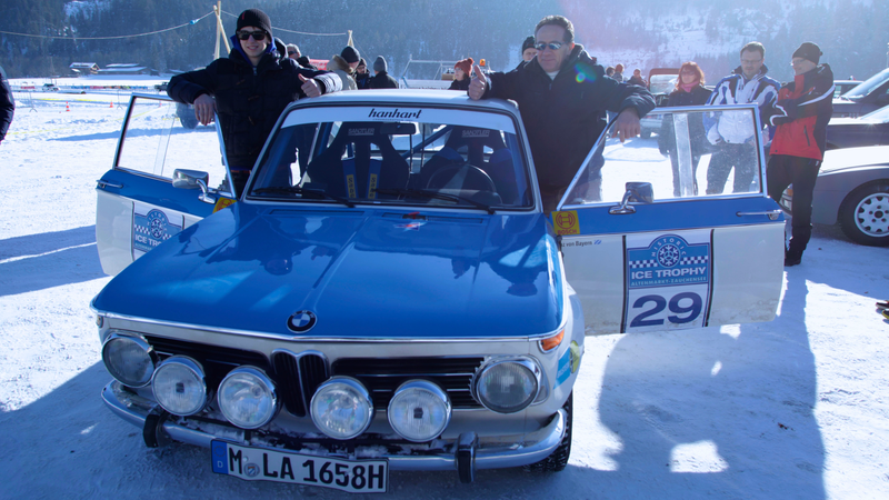Illustration for article titled BMW Went Ice Racing With A 2002 TI